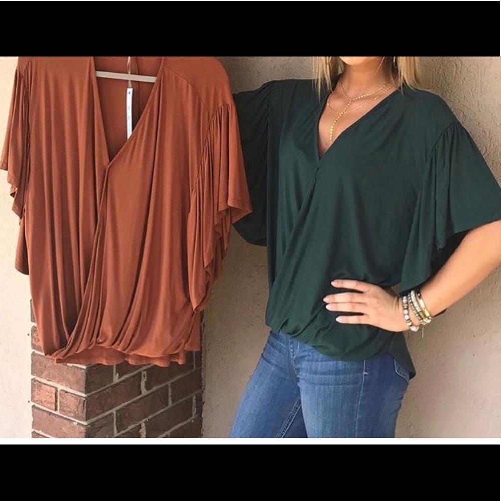 👚Copper colored boutique blouse  👚